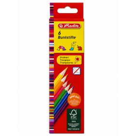 Herlitz Színes ceruza 6 színű háromszögletű