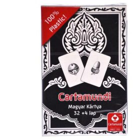 Cartamundi Magyar kártya 100% műanyag 32+4 lap