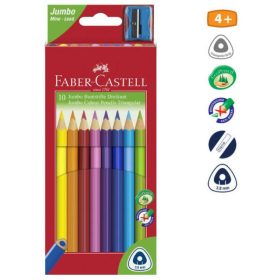 Faber-Castell Jumbo Színes ceruza 10 darabos