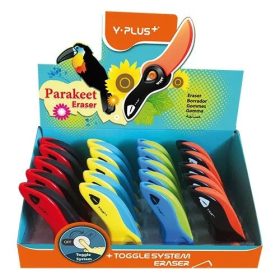 Y-PLUS Radír kihajtható, papagáj