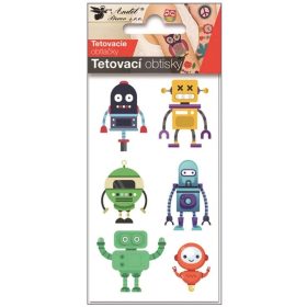 Tetoválás gyerekeknek - robot mintás