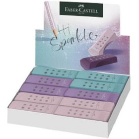   Faber-Castell Radír RollOn Sparkle pvc mentes - több színben
