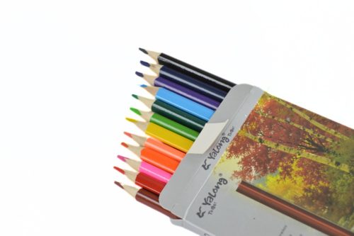 YaLong Színes ceruza 12 színű háromszögletű