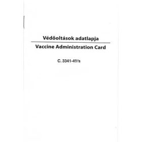 Védőoltások adatlapja, Gyermek oltási könyv