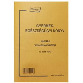   Gyermekegészségügyi kiskönyv + Védőoltások adatlapja nyomtatvány