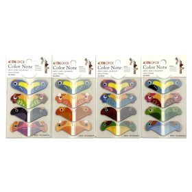 Jelölőcímke madár mintás 4 x 20 lap
