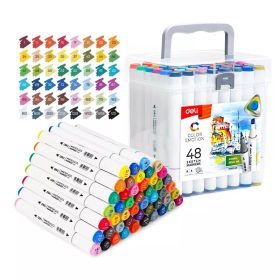   Deli Filctoll készlet Sketch marker kétvégű - 48 színben