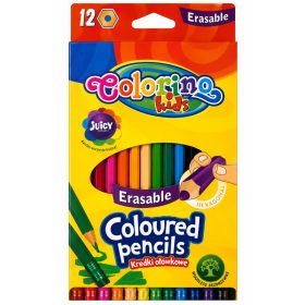   Colorino Színes ceruza 12 darabos radírozható, hatszögletű