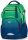 KARTON PP OXY Hátizsák Ombre iskolatáska, 4 rekeszes, 43x32x20cm, Green, kék-zöld