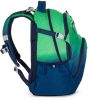 KARTON PP OXY Hátizsák Ombre iskolatáska, 4 rekeszes, 43x32x20cm, Green, kék-zöld