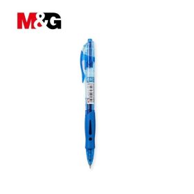 M&G Zselés toll, R1 nyomógombos, 0,5 mm - kék