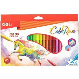 Deli ColoRun Filctoll C10020 kimosható, 24 szín