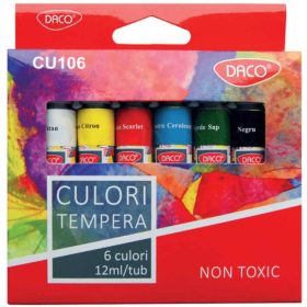 Tempera festék 6 x 12 ml Daco