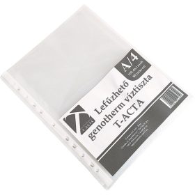   T-Acta Genotherm lefűzhető, A/4, 80 micron, víztiszta 50 db/csomag