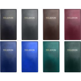 Telefonregiszter 8,5x15 cm tűzött