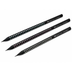   Faber-Castell Sparkle black Grafitceruza háromszögletű B - több színben