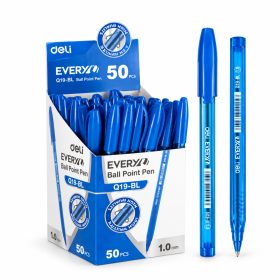Deli Every Golyóstoll 1 mm - kék