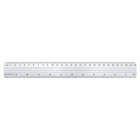 Vonalzó 30 cm fém