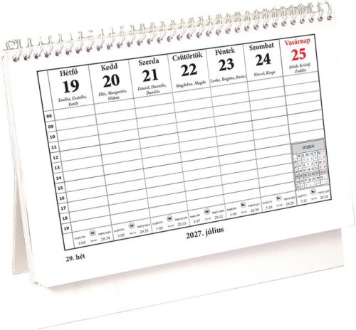 T-Calendar Asztali naptár 23TA közepes
