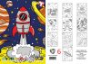 T-Creativ Színező lapok A/4 10 lapos - fiús
