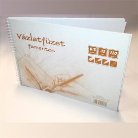 PD School Vázlatfüzet famentes B/5 32 lap