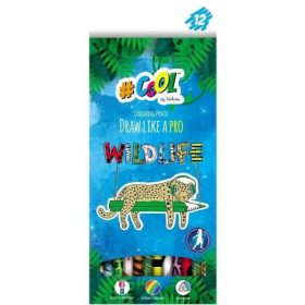   Victoria Cool Wildlife Színes ceruza 12 darabos háromszögletű