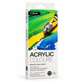 YaLong Akrilfesték készlet 12 x 12ml